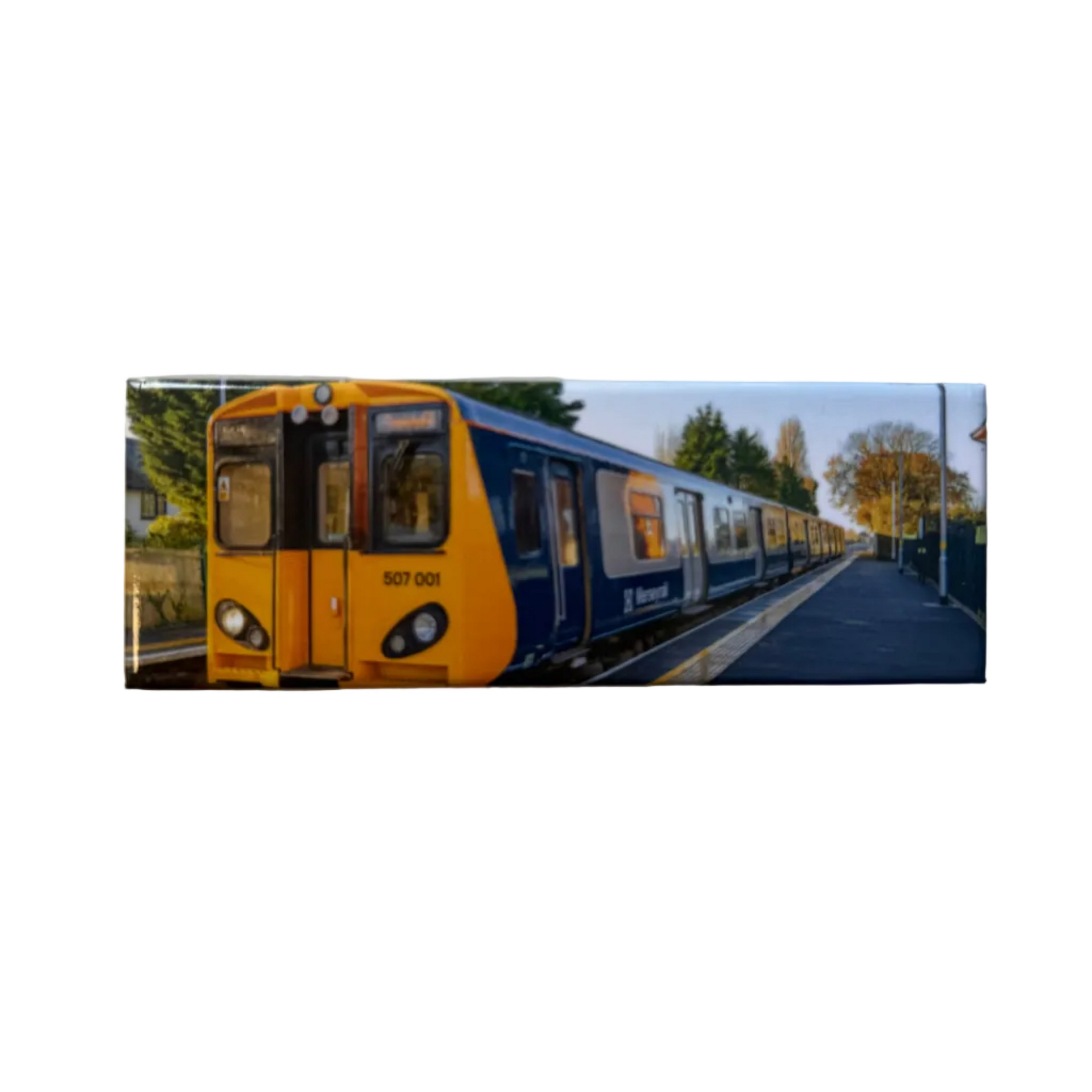 Class 507 001: The Original 1978 Heritage Livery Magnet