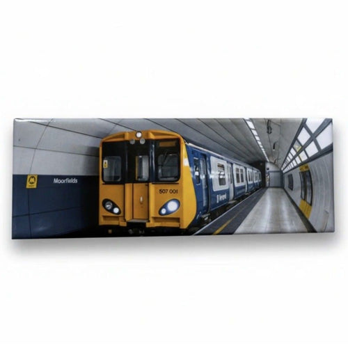 Moorfields Blue Merseyrail Heritage Livery Magnet